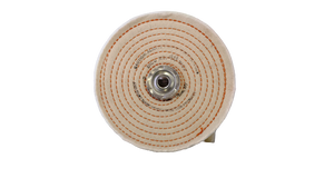 Buffing Wheel Spiral Sewn Cotton ½" Thick - Available in 4", 6", 8",10" Diameters