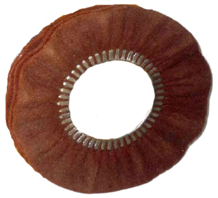 Satin finishing 8" Airway Buff, centerless