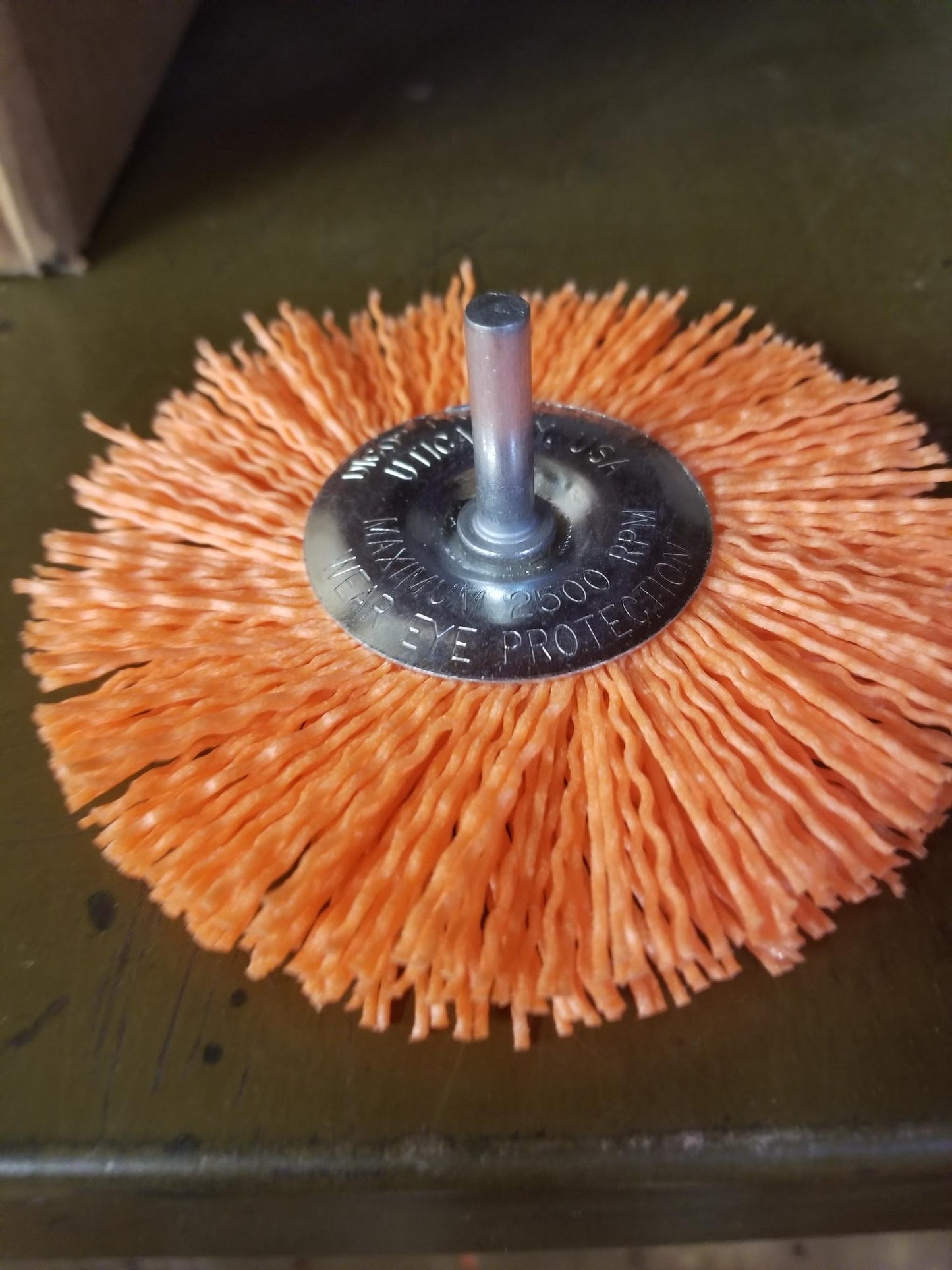 Nyalox 4" Wheel Brush with 1/4" Mandrel