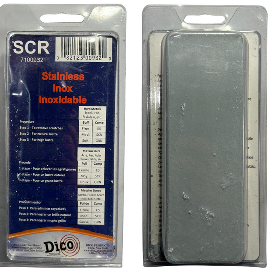 Dico gray stainless buffing compound bar