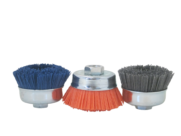 Nyalox 3" Cup Brush; 5/8-11 Thread for Angle Grinders