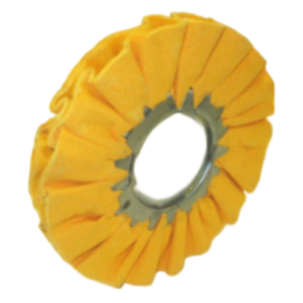 Airway Buffing Wheel Yellow 8" diameter, 3" centerless