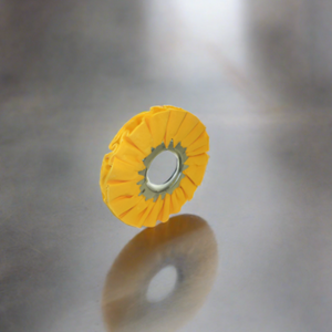 Airway Buffing Wheel Yellow 8" diameter, 3" centerless