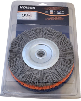 Nyalox 6" dia Bench Grinder Brush