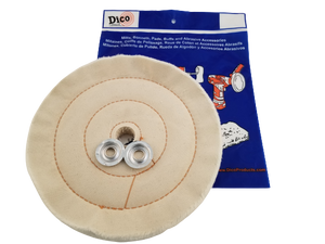 Buffing Wheel Cushion Sewn Cotton ½" Thick - Available in 4", 6", 8" & 10" Diameters