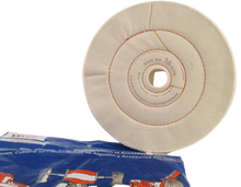 Buffing Wheel Cushion Sewn Cotton ½" Thick - Available in 4", 6", 8" & 10" Diameters