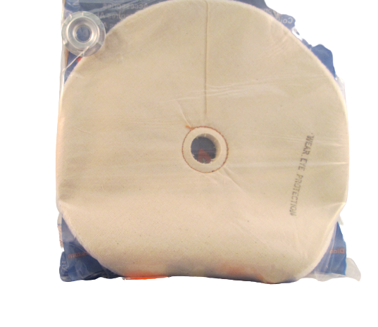 Buffing Wheel Loose Sewn Cotton, ½" Thick - Available in 4", 6", 8" & 10" Diameters