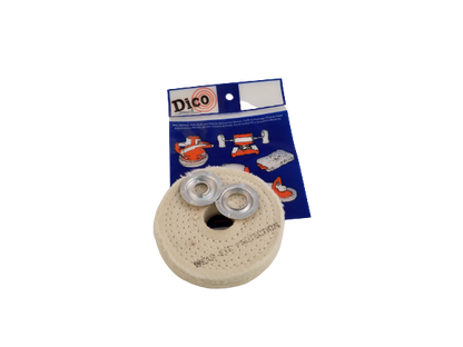 Buffing Wheel Spiral Sewn Cotton, 1" Thick - Available in 4", 6", 8" & 10" Diameters