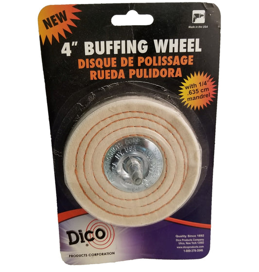 Buffing Wheel- Spiral Sewn mandrel mounted 7000146