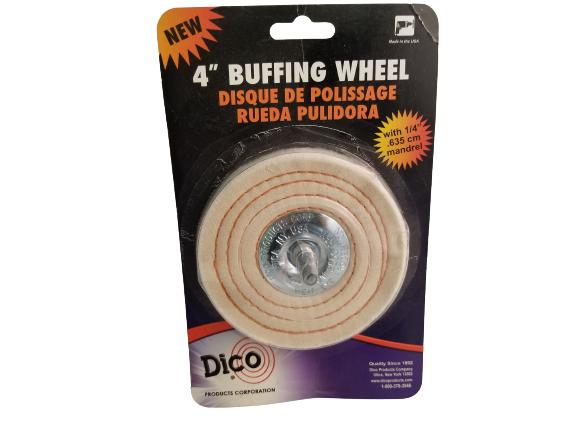 Buffing Wheel- Spiral Sewn mandrel mounted 7000146