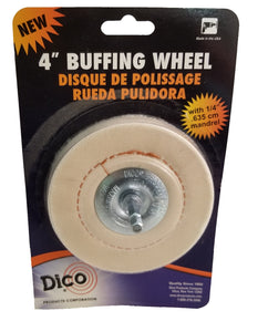 Buffing Wheel-- Cushion Sewn mandrel mounted #7000149