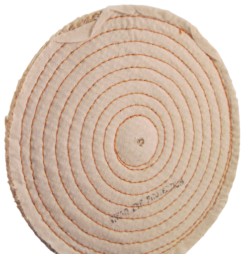 Sisal Buffing & Polishing Wheel — ½" Thick, Spiral Sewn