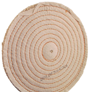 Buffing Wheel Sisal With Spiral Sewn ½" thick - Available in 4", 6", 8" & 10" Diameters
