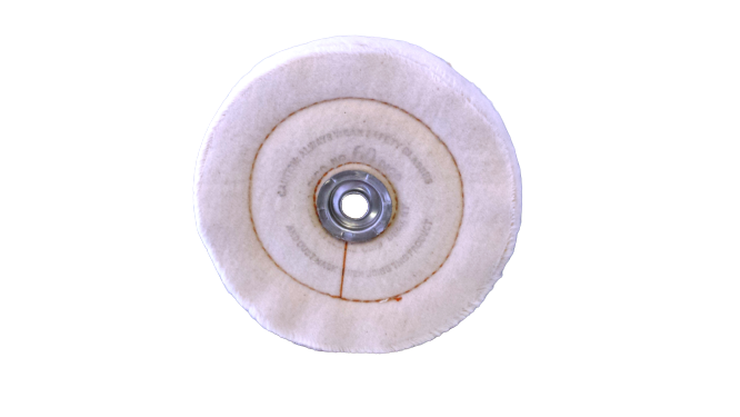 Buffing Wheel Flannel ½" Thick - Available in 4", 6", 8" & 10" Diameters