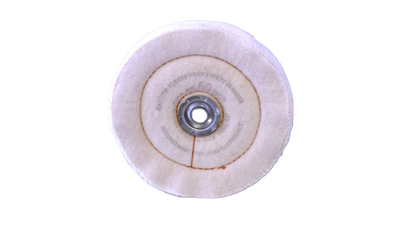 Buffing Wheel Flannel ½" Thick - Available in 4", 6", 8" & 10" Diameters