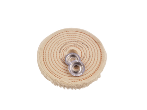 Buffing Wheel Spiral Sewn Cotton ½" Thick - Available in 4", 6", 8",10" Diameters