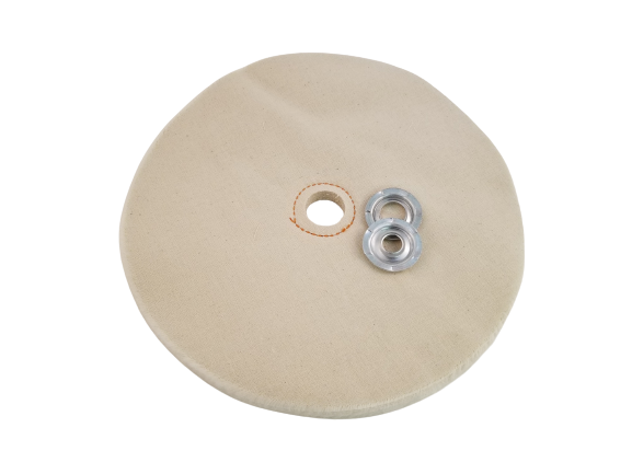 Buffing Wheel Loose Sewn Cotton, ½" Thick - Available in 4", 6", 8" & 10" Diameters