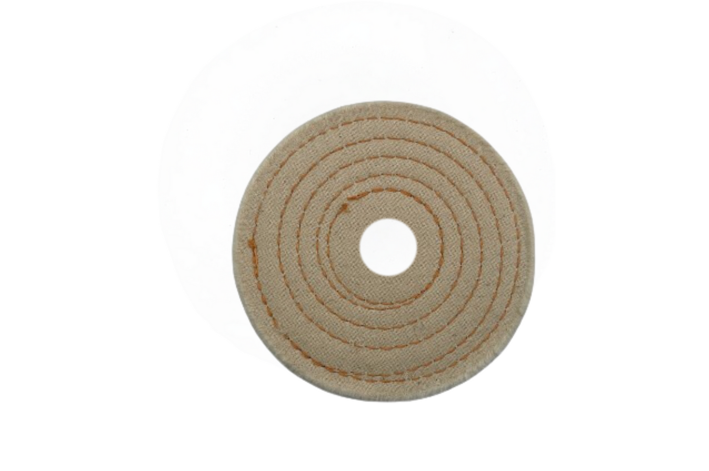 Buffing Wheel Spiral Sewn Cotton, 1" Thick - Available in 4", 6", 8" & 10" Diameters