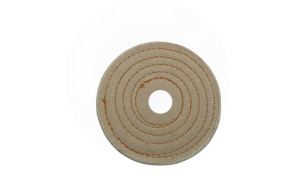 Buffing Wheel Spiral Sewn Cotton, 1" Thick - Available in 4", 6", 8" & 10" Diameters
