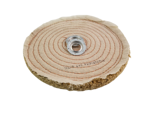 Buffing Wheel Sisal w Spiral Sewn ½" thick - Available in 4", 6", 8" & 10" Diameters