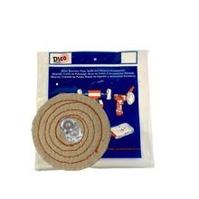 Buffing Wheel Sisal ½" thick - Available in 4", 6", 8" & 10" Diameters