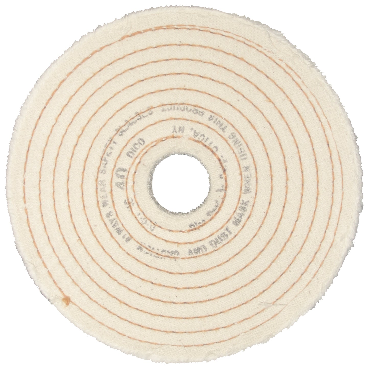 Buffing Wheel Spiral Sewn Cotton ¼" Thick - Available in 4", 6", 8", 10 & 12"