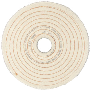 Buffing Wheel Spiral Sewn Cotton ¼" Thick - Available in 4", 6", 8", 10 & 12"