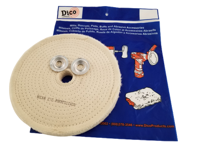 Buffing Wheel Spiral Sewn Cotton ¼