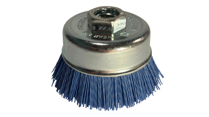 Nyalox 3" Cup Brush; 5/8-11 Thread for Angle Grinders