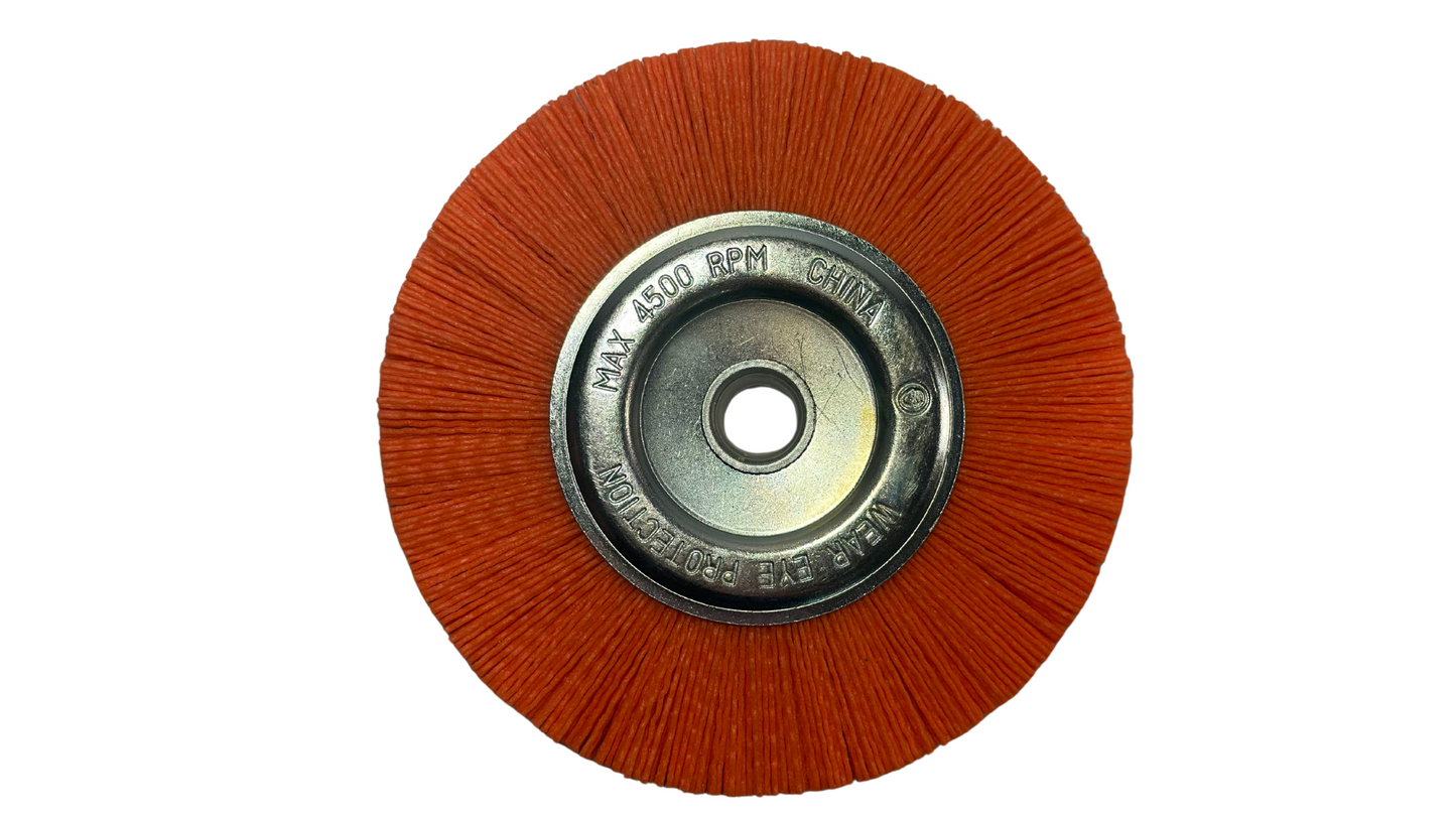 Nyalox 6" dia Bench Grinder Brush