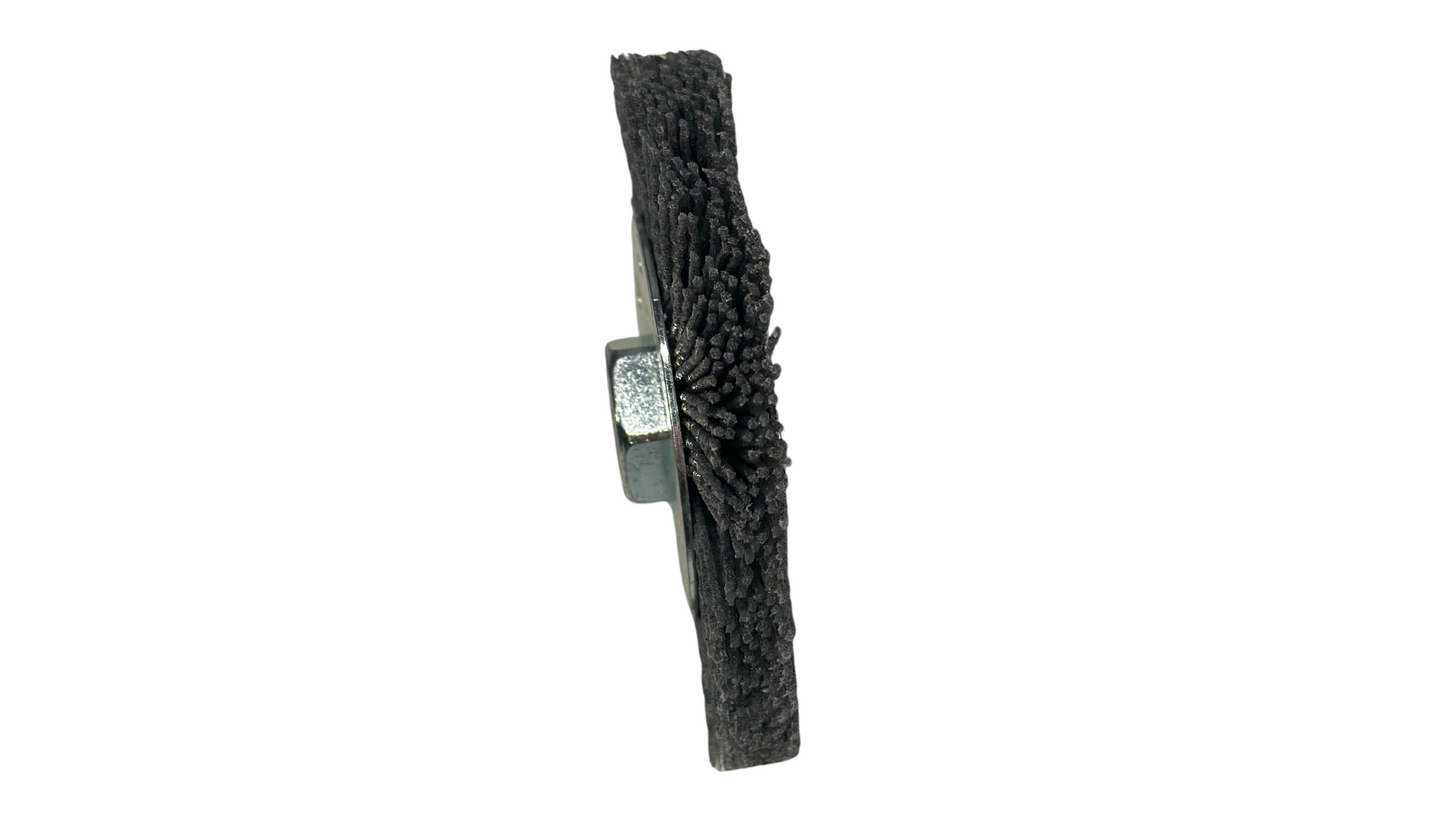 Nyalox 4 ½" Wheel Brush; 5/8-11 Thread for Angle Grinders