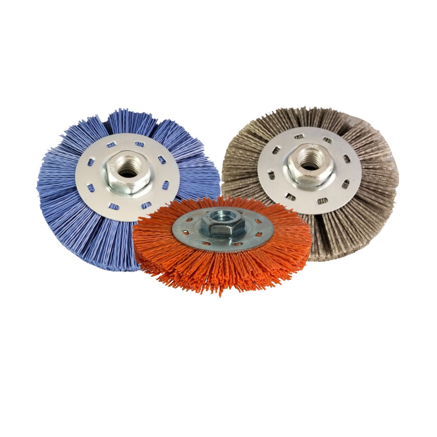 Nyalox 4 ½" Wheel Brush; 5/8-11 Thread for Angle Grinders