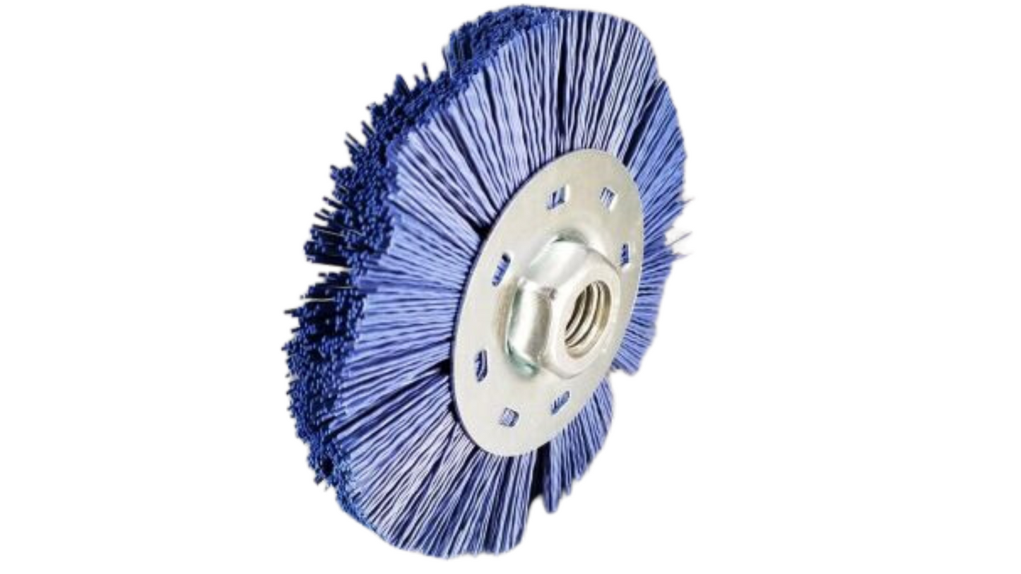 Nyalox 4 ½" Wheel Brush; 5/8-11 Thread for Angle Grinders