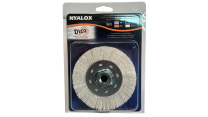 Nyalox 4 ½" Wheel Brush; 5/8-11 Thread for Angle Grinders