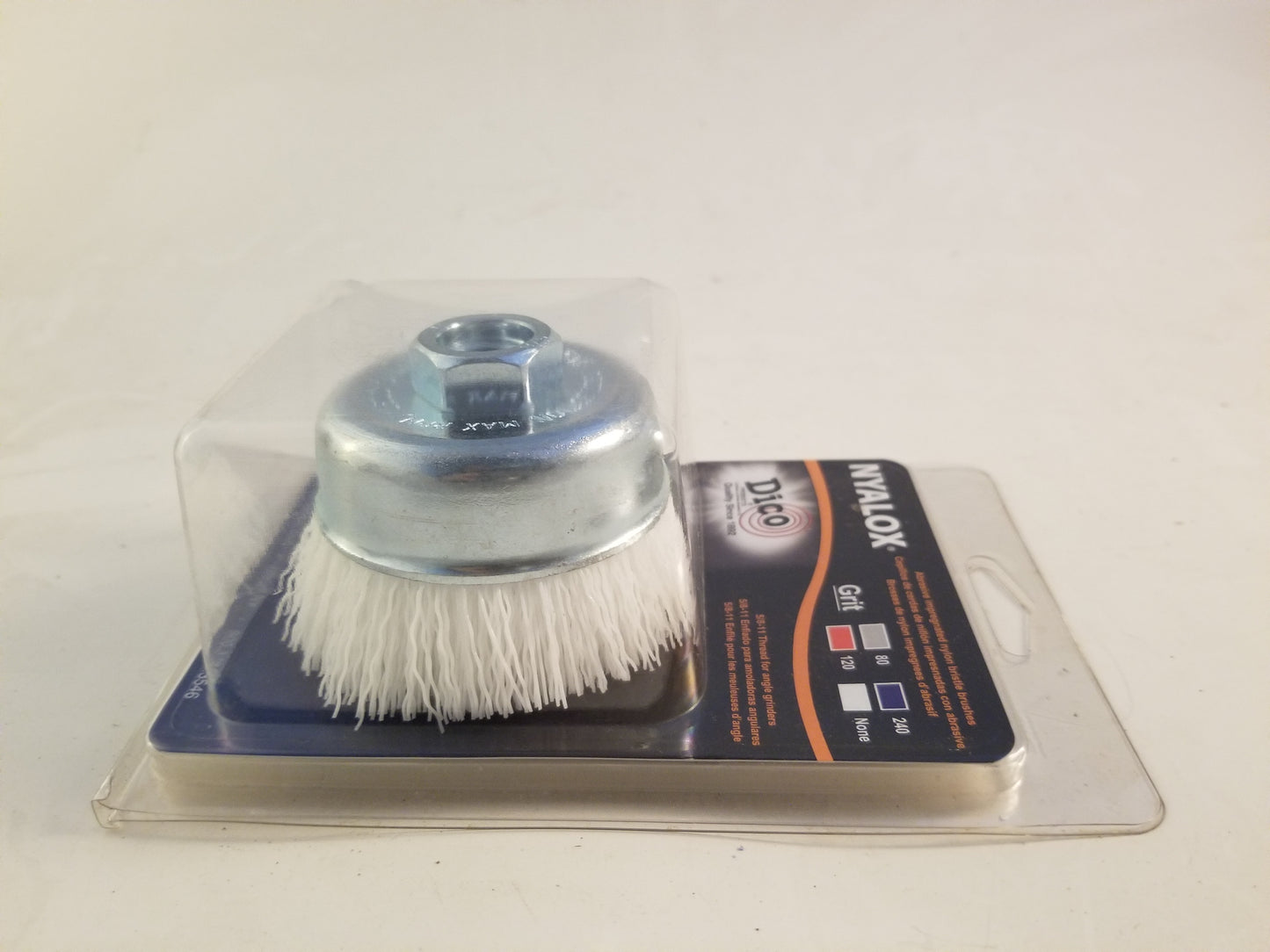 Nyalox 3" Cup Brush; 5/8-11 Thread for Angle Grinders