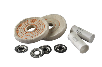Buffing Kit 4" dia. x 1/2" Buffs for Aluminum, Brass Copper #7500007