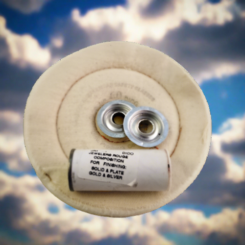 Buffing Kit 6" dia for Gold, Silver & Precious Metals 7500022