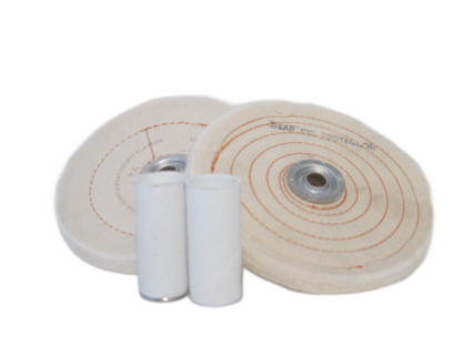 Buffing Kit 6" dia. x 1/2" Buffs for Aluminum, Copper, Brass 7500023