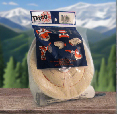 Buffing Kit 6" dia. x 1/2" Buffs for Aluminum, Copper, Brass 7500023