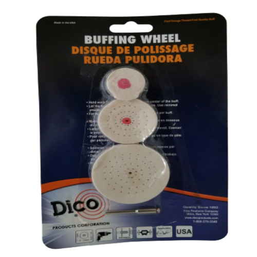 Buffing wheels: mini with 1/8" mandrel