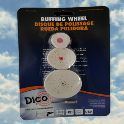 Buffing wheels: mini with 1/8" mandrel