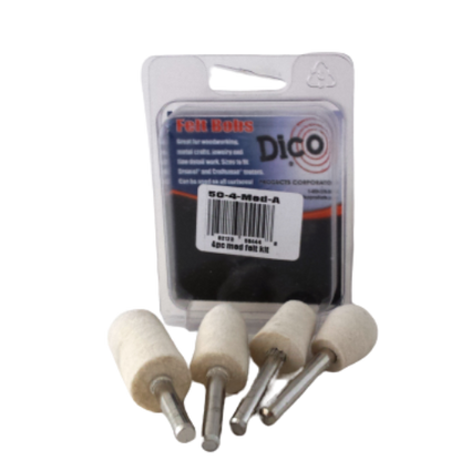 Felt Bob Kit 1/4" mandrels