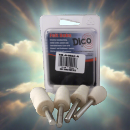 Felt Bob Kit 1/4" mandrels