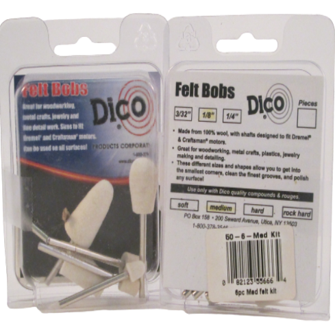 Felt Bob Kit 1/8" mandrels