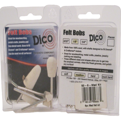 Felt Bob Kit 1/8" mandrels