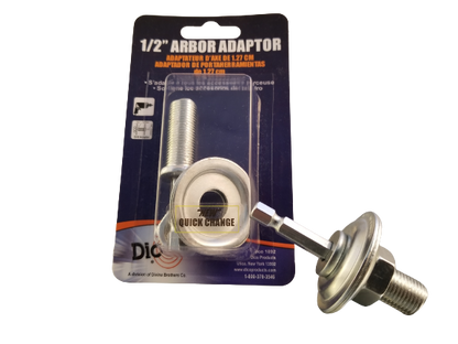1/2" Arbor Adapter — ¼" Hex Quick Connect for Drills