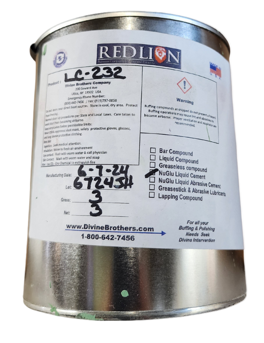Pint LC-232 Buff Cement with Sizing/Reducer