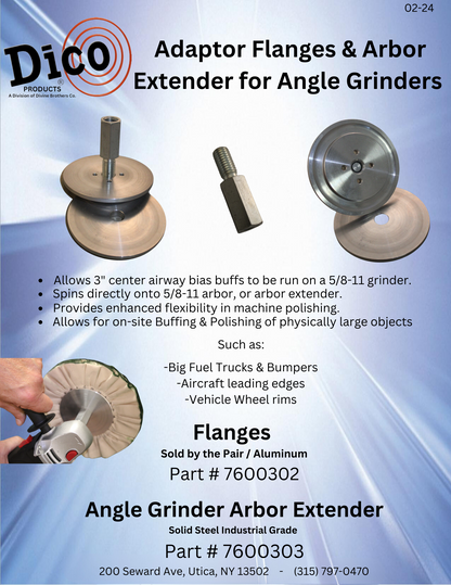 Adaptor Flange Kit for Bias Buffs to Grinders