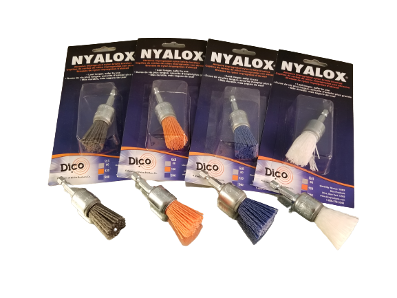 Nyalox 3/4" End Brush with 1/4" mandrel