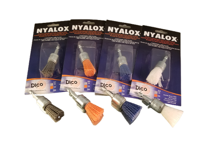 Nyalox 3/4" End Brush with 1/4" mandrel